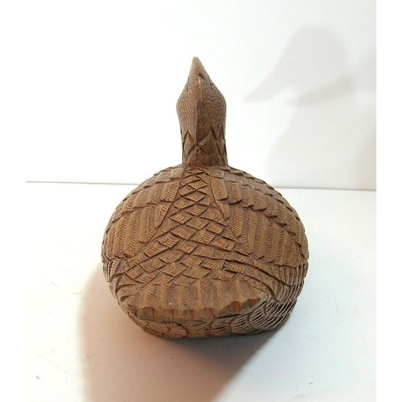 Duck Decoy, Hand Carved Wood Duck - Picture 4 of 6